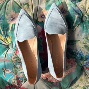 M. Gemi blue suede loafers